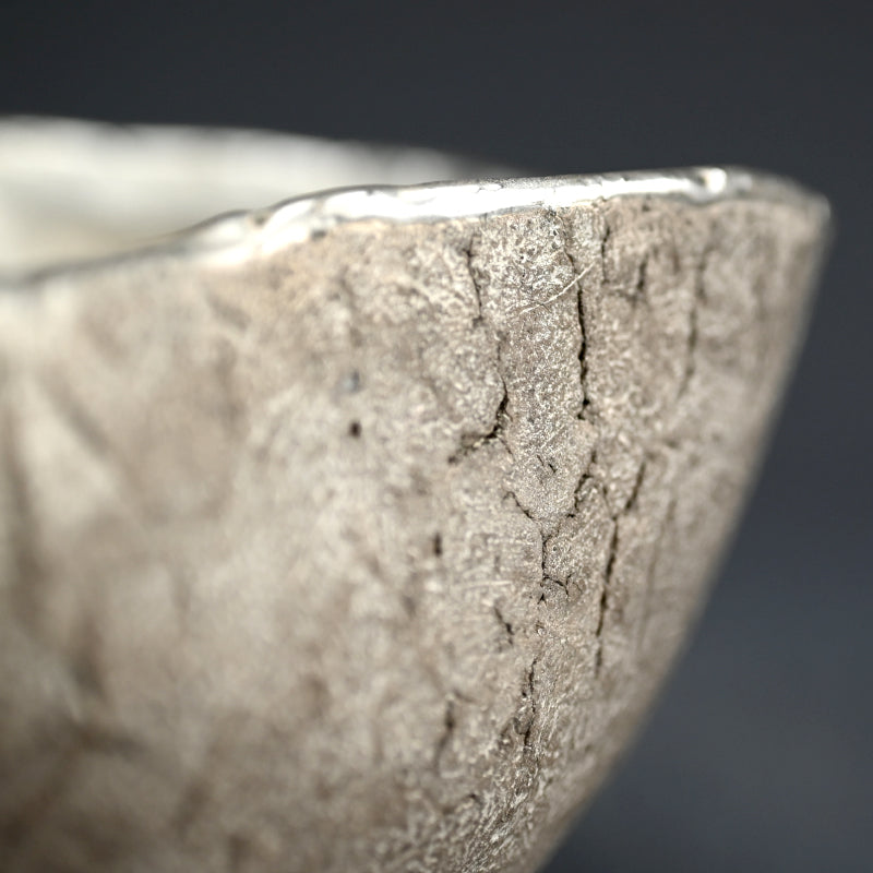 Silver Glazed Utsuwa Bowl ー小川 待子 "うつわ"