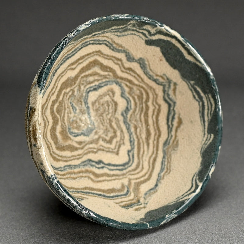 Neriage Chawan Tea Bowl ー松井 康成 "練上嘯裂文茶盌"