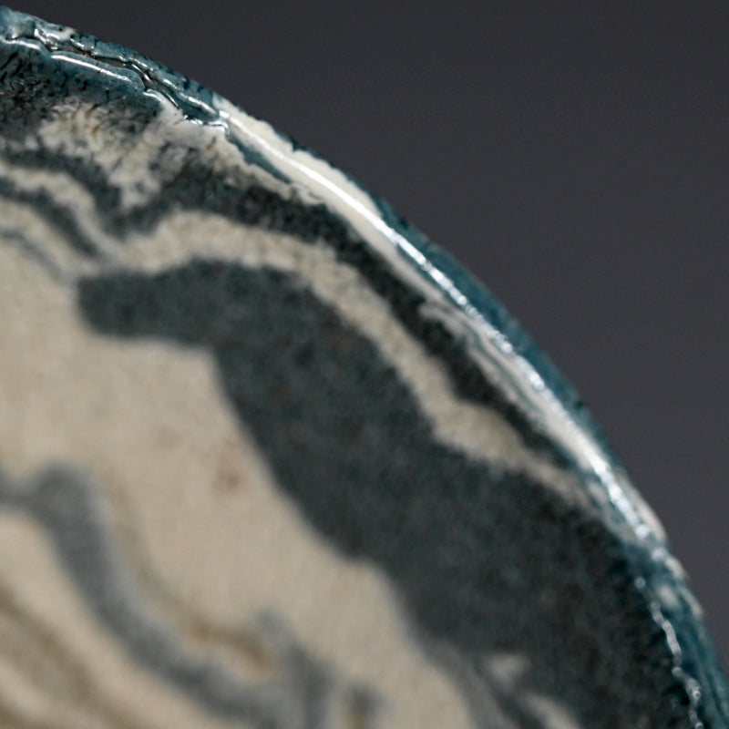 Neriage Chawan Tea Bowl ー松井 康成 "練上嘯裂文茶盌"