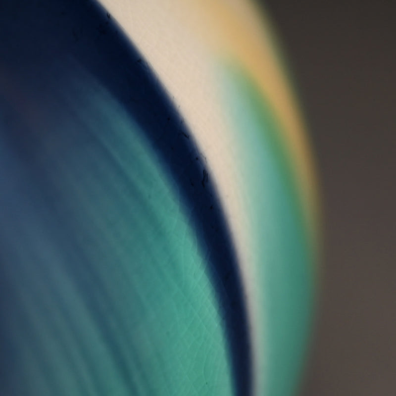 Saiyu sansai Tsubo Saiko ー徳田 八十吉 "彩釉三彩壺 彩光"