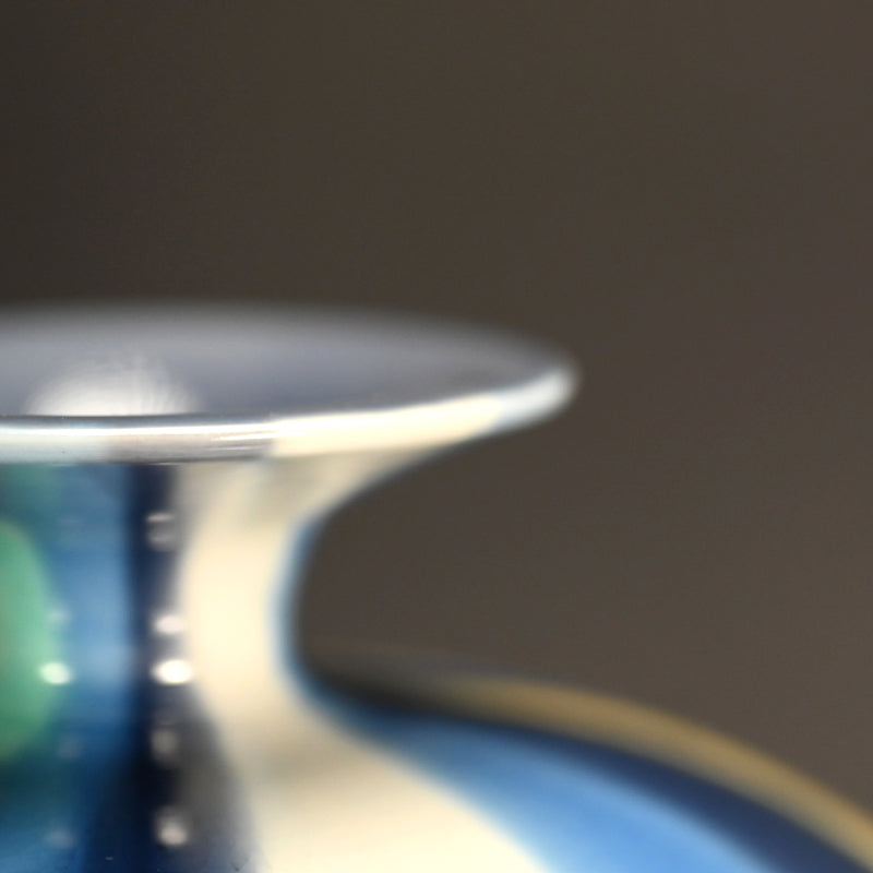 Saiyu sansai Tsubo Saiko ー徳田 八十吉 "彩釉三彩壺 彩光"