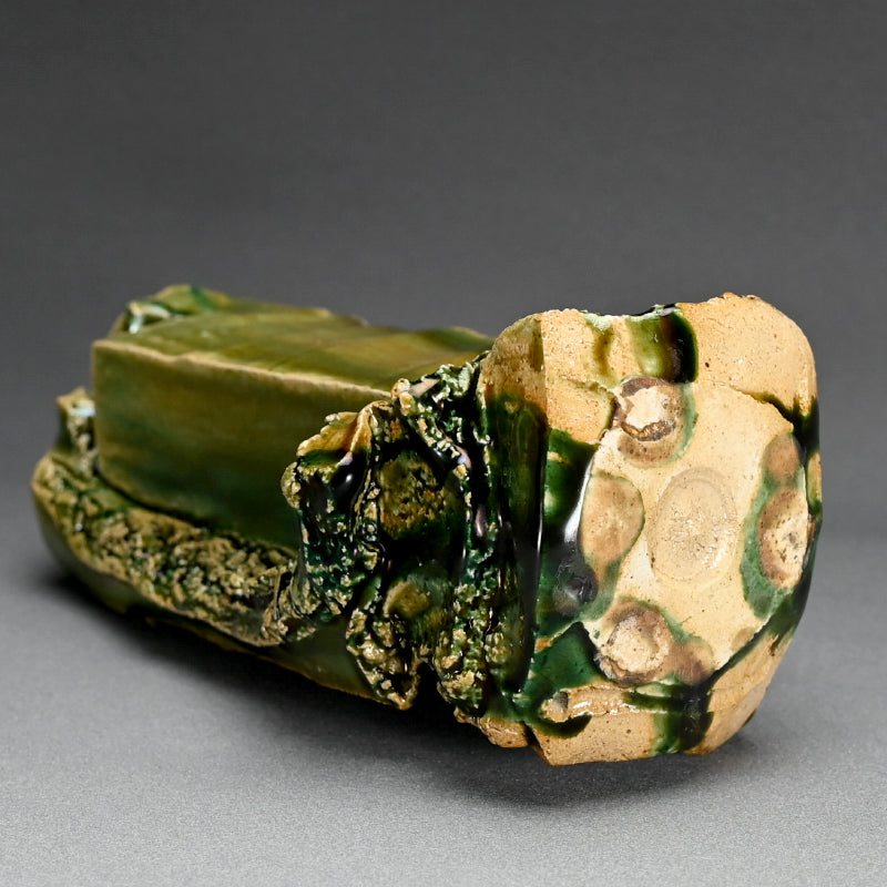 Oribe hanaire ー東田 茂正 "織部花入"