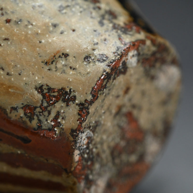 Fabulous Early Work by LNT Shimizu Uichi ー“鉄釉二彩 花瓶”