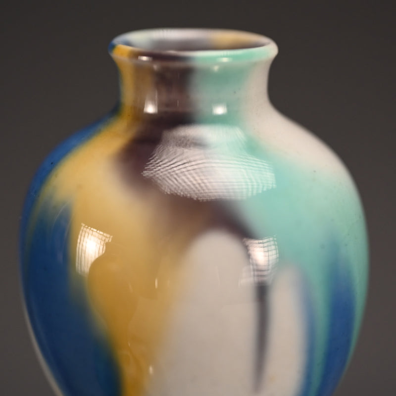 Porcelain Tokkuri Set ー"彩釉徳利 三代 徳田八十吉, 正彦"