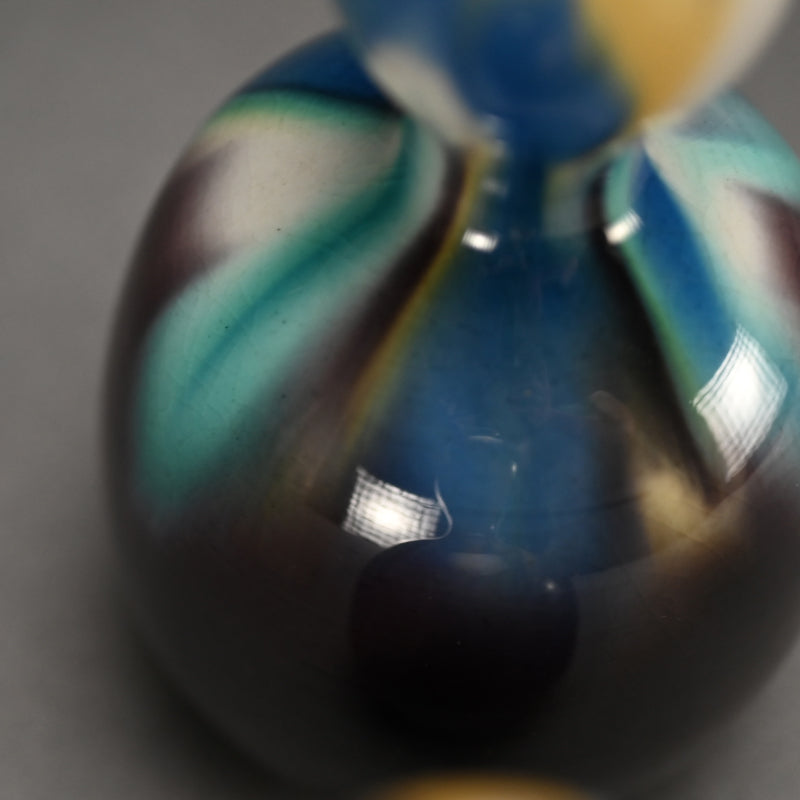 Porcelain Tokkuri Set ー"彩釉徳利 三代 徳田八十吉, 正彦"