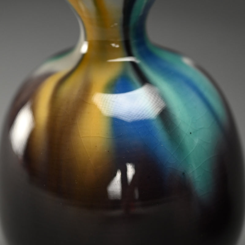 Porcelain Tokkuri Set ー"彩釉徳利 三代 徳田八十吉, 正彦"