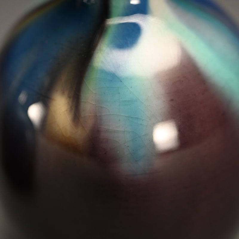 Porcelain Tokkuri Set ー"彩釉徳利 三代 徳田八十吉, 正彦"