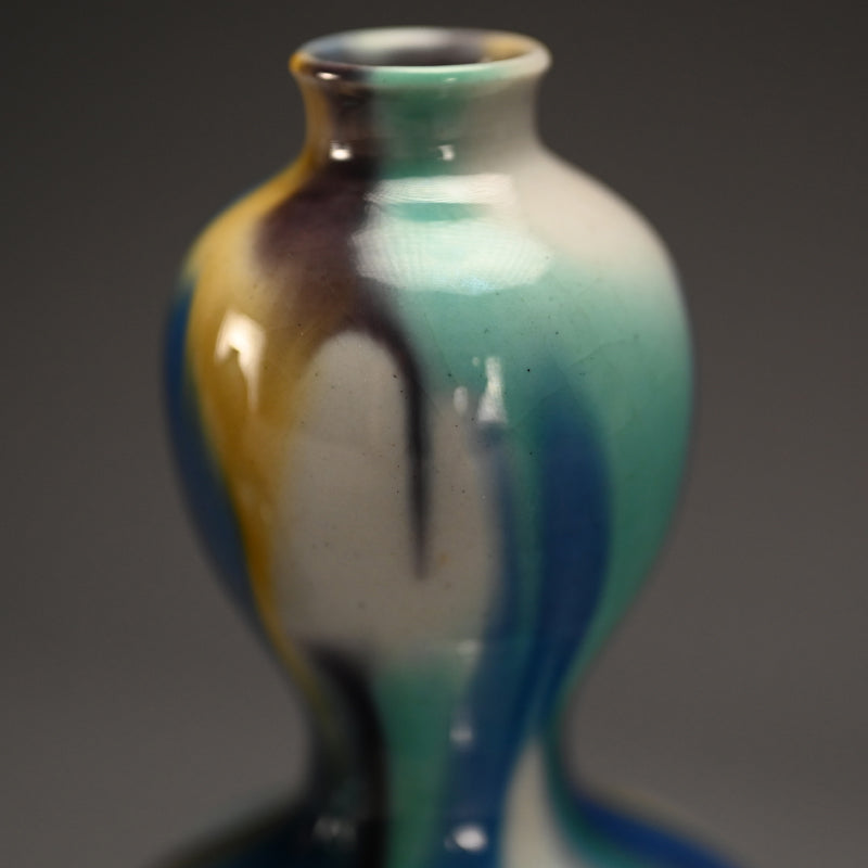 Porcelain Tokkuri Set ー"彩釉徳利 三代 徳田八十吉, 正彦"