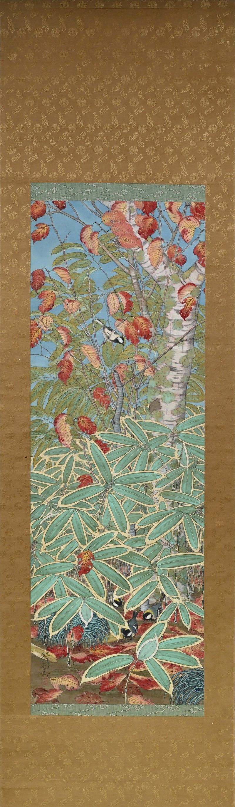 Taisho Birds in Autumn Foliage ー武口 多景志