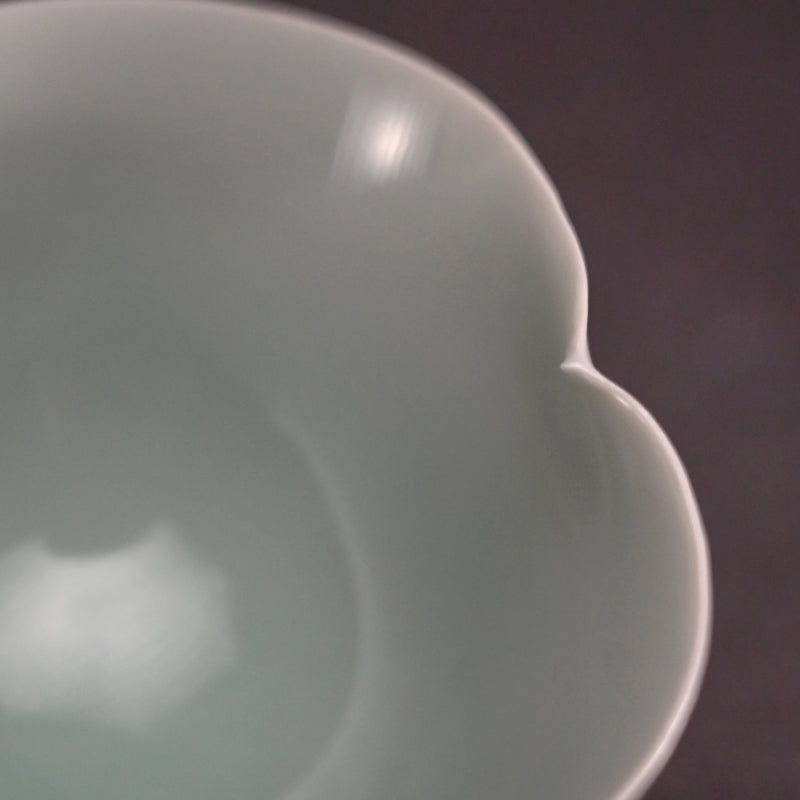 Porcelain Guinomi Sake Cup C ー“青白磁 ぐい呑”