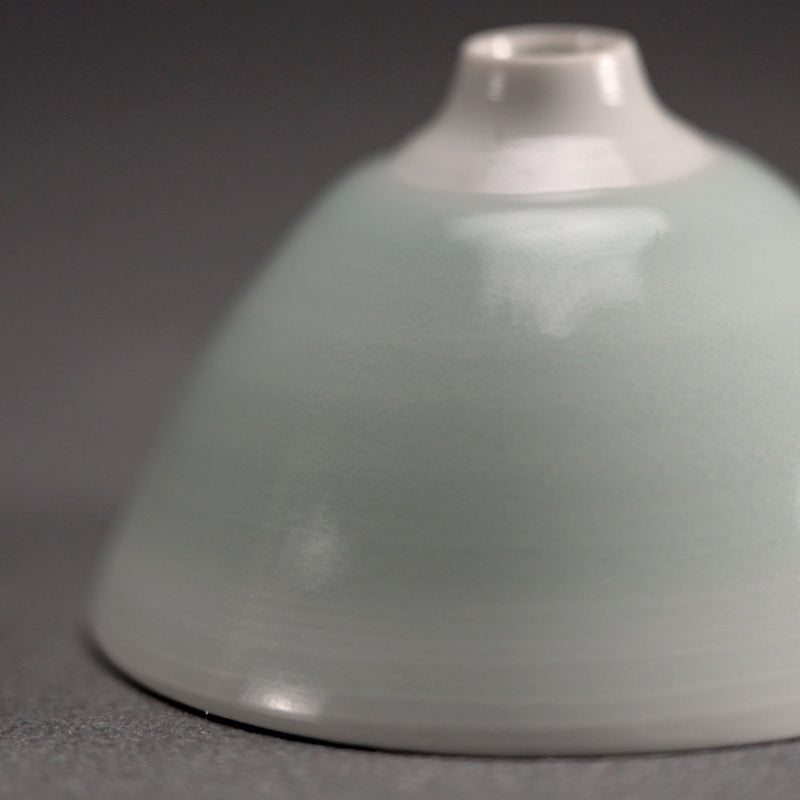 Porcelain Guinomi Sake Cup C ー“青白磁 ぐい呑”