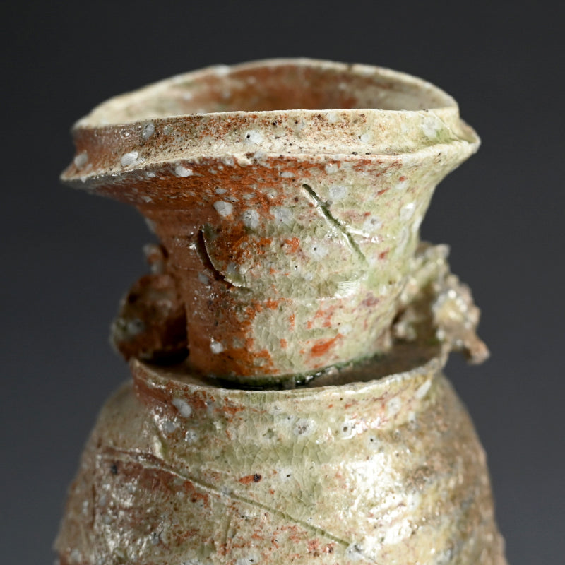Iga Vase ー辻村 史朗 “伊賀耳付花生”