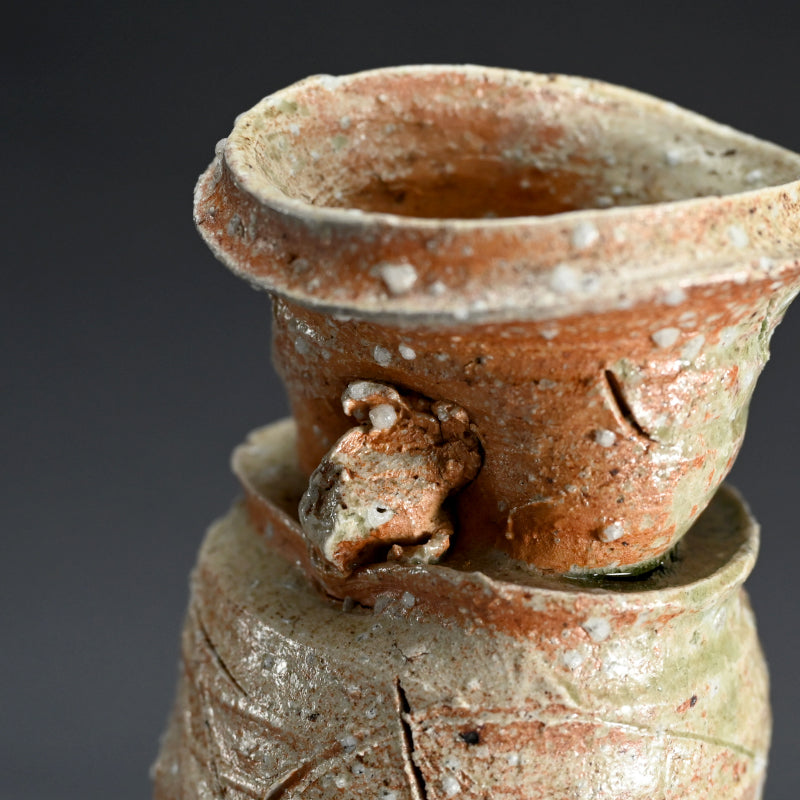 Iga Vase ー辻村 史朗 “伊賀耳付花生”