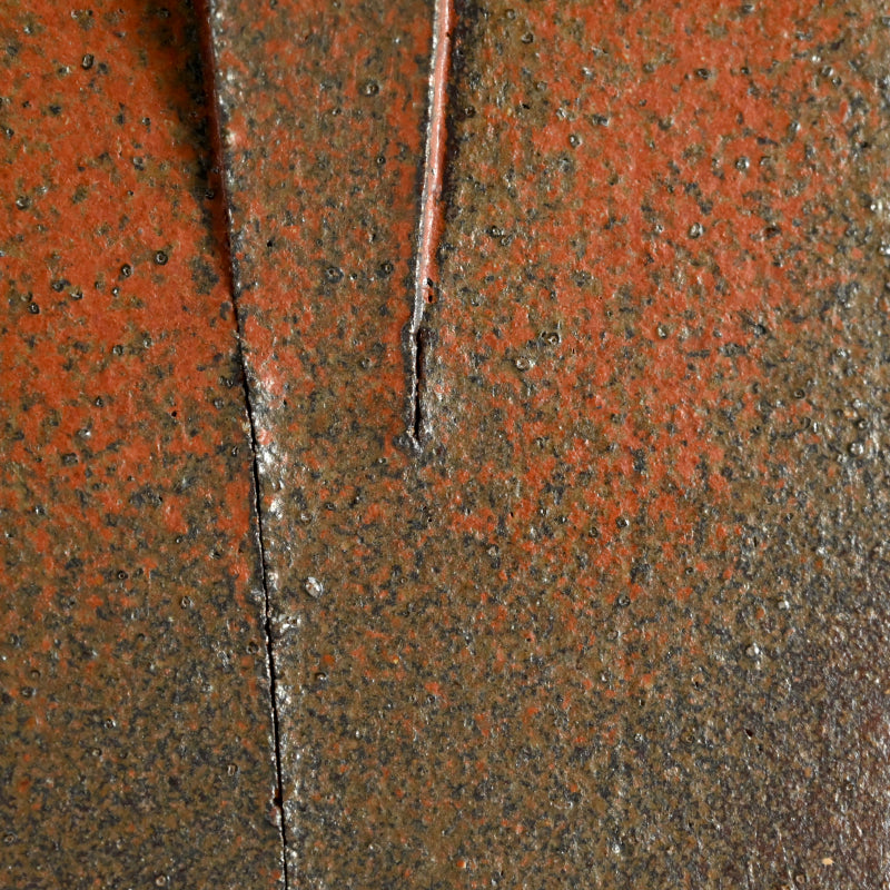 Modernist Vase ー熊倉 順吉 “鉄釉 方壺”