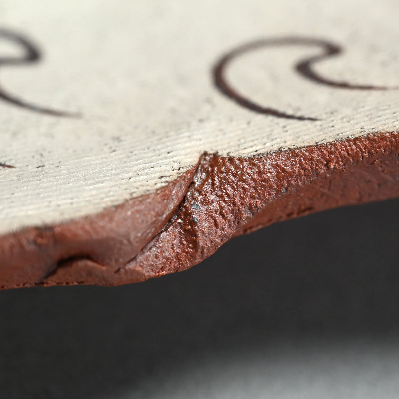 Large Wave Patterned Platter ー番浦史郎“波ノ図 盛皿”