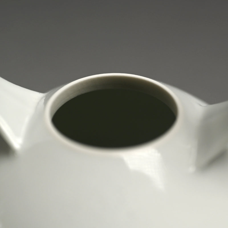 Exceptional Contemporary Porcelain Tea Pot ー宇佐美 賢祐 "土瓶”