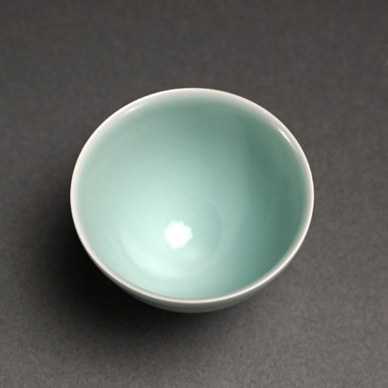 Boxed 5 person Porcelain Tea set ー宇佐美 賢祐 ”土瓶・湯吞”