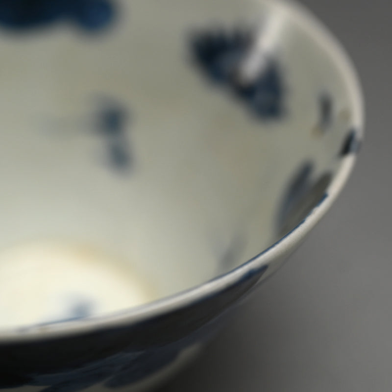 Gorgeous Antique Japanese Porcelain Dragon Bowl