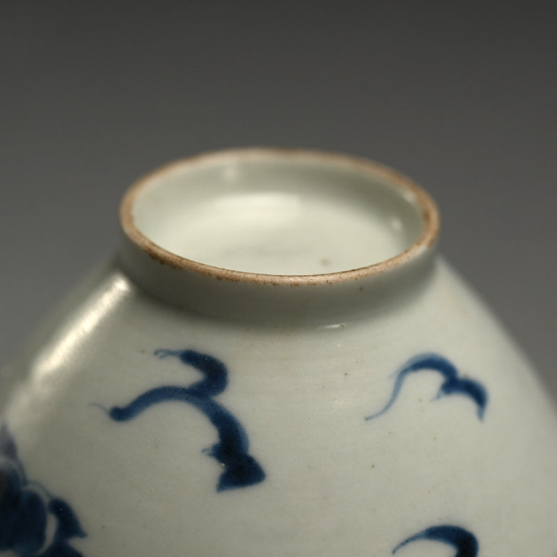 Gorgeous Antique Japanese Porcelain Dragon Bowl