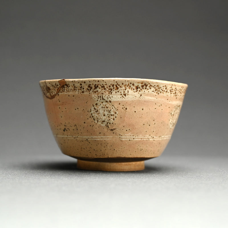 Korai Mishima Chawan Tea Bowl with Old Gold Repair