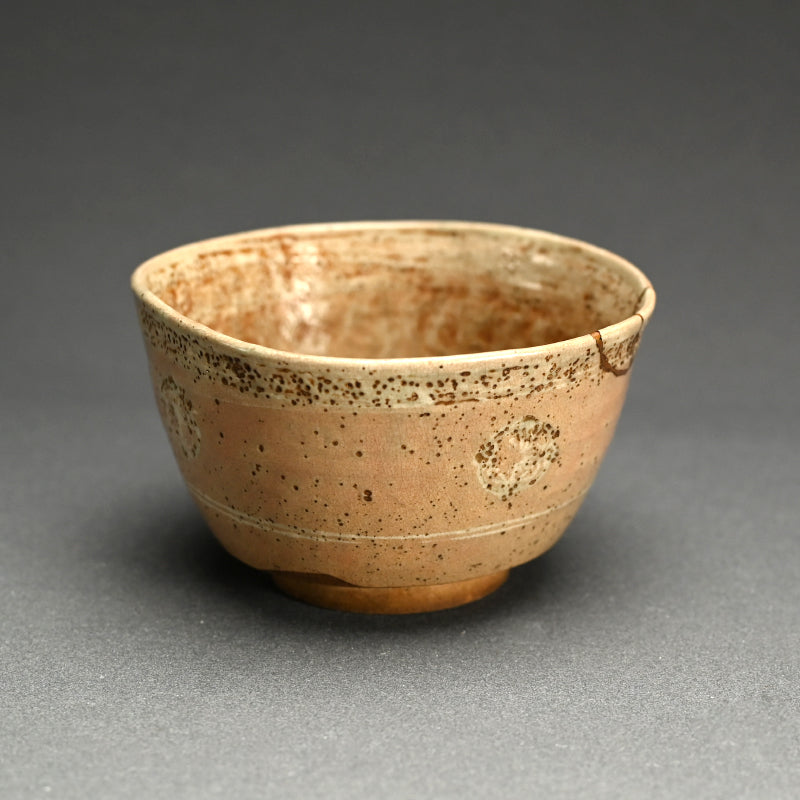 Korai Mishima Chawan Tea Bowl with Old Gold Repair