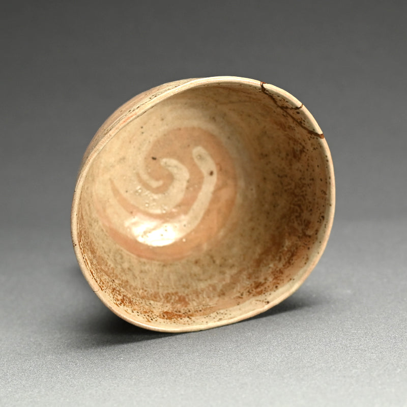 Korai Mishima Chawan Tea Bowl with Old Gold Repair