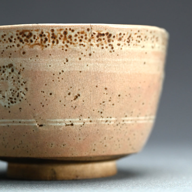 Korai Mishima Chawan Tea Bowl with Old Gold Repair