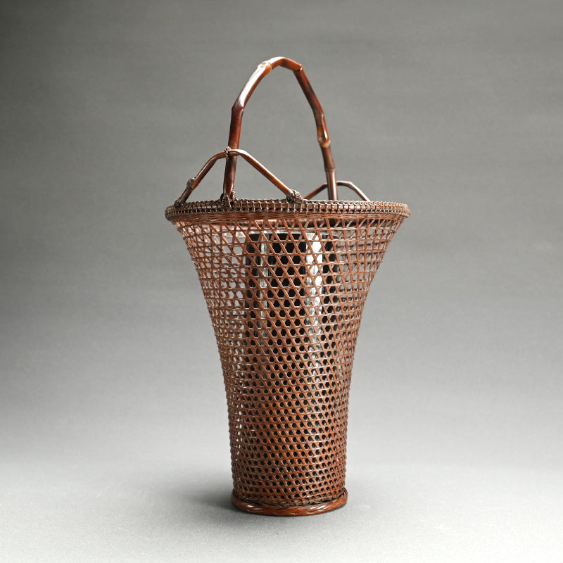 Bamboo Hana-kago Basket ー竹龍斎 "花籃"