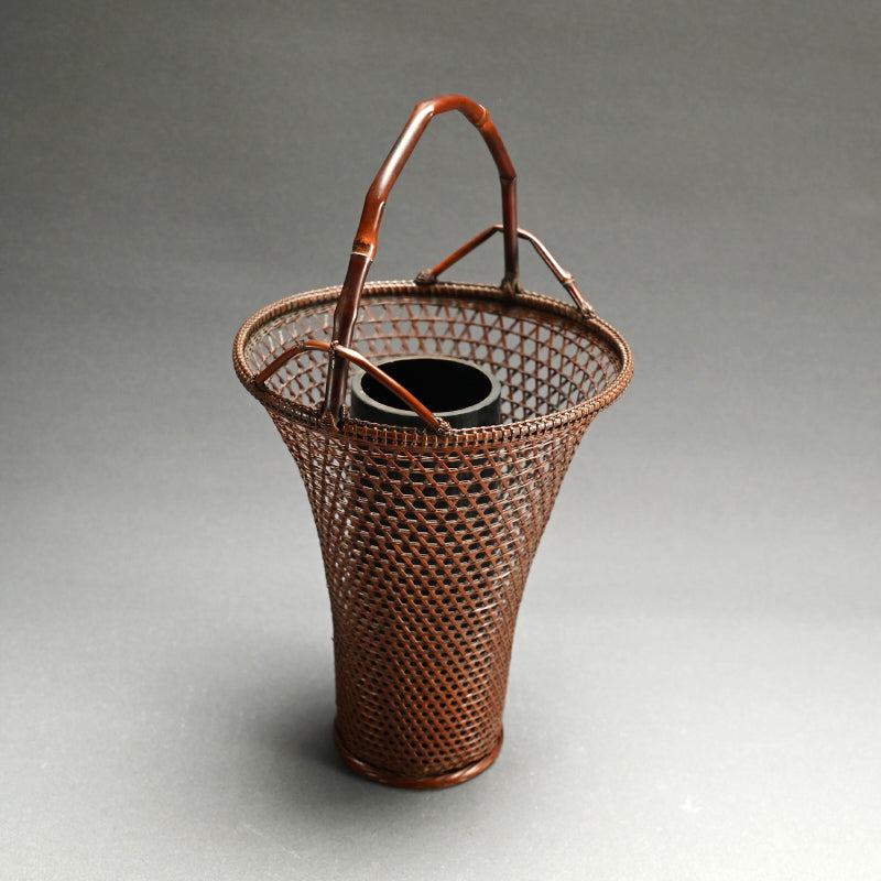 Bamboo Hana-kago Basket ー竹龍斎 "花籃"
