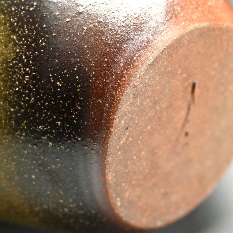 Bizen Henko Vase ー伊勢崎 創 "備前 扁壺"