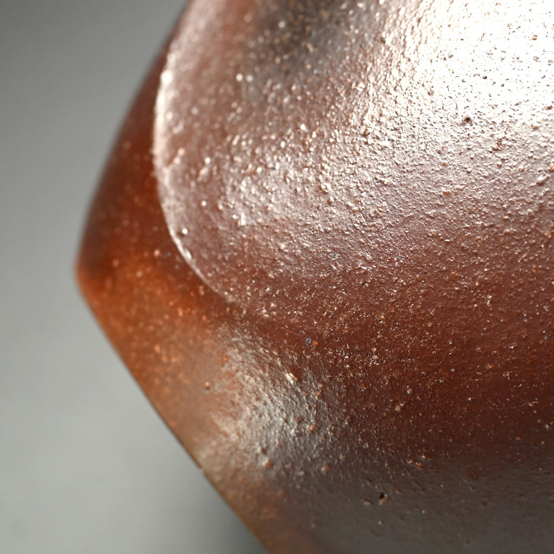 Bizen Henko Vase ー伊勢崎 創 "備前 扁壺"