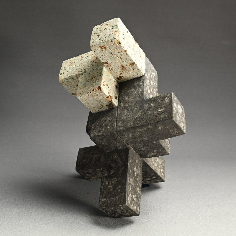 Ceramic Sculptural Object ー竹内 紘三 "現蹟 黑白”