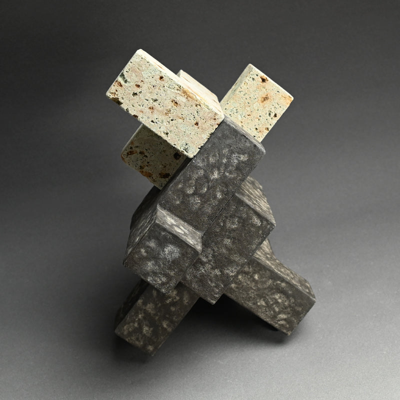 Ceramic Sculptural Object ー竹内 紘三 "現蹟 黑白”
