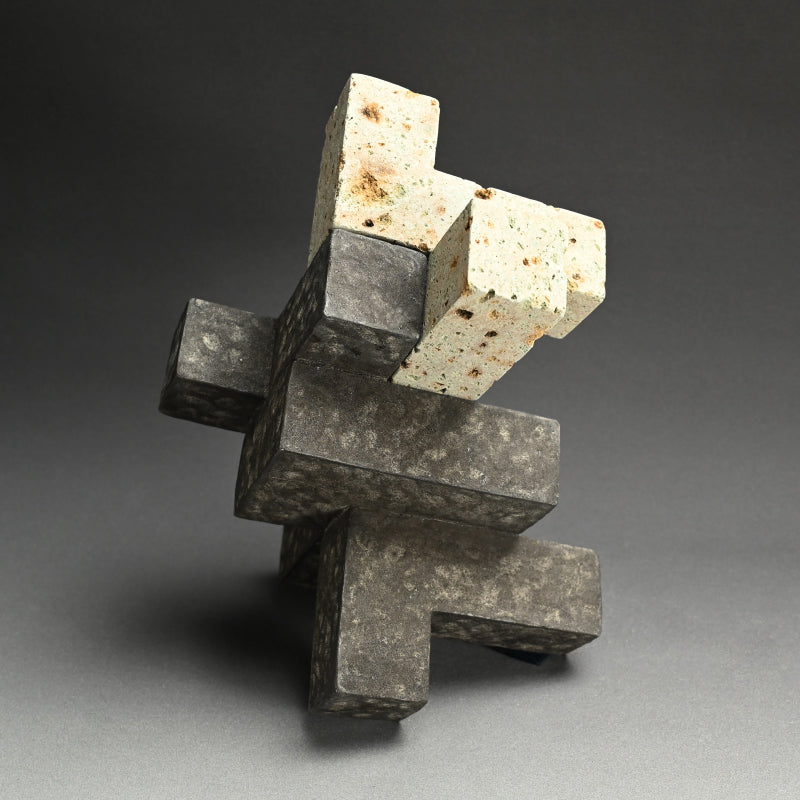Ceramic Sculptural Object ー竹内 紘三 "現蹟 黑白”