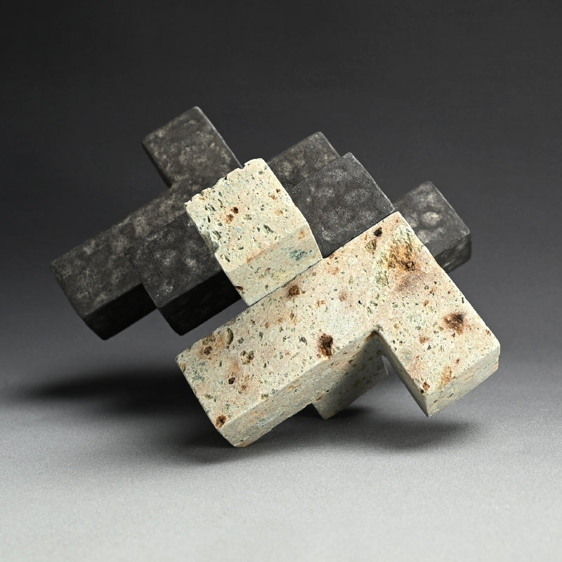 Ceramic Sculptural Object ー竹内 紘三 "現蹟 黑白”
