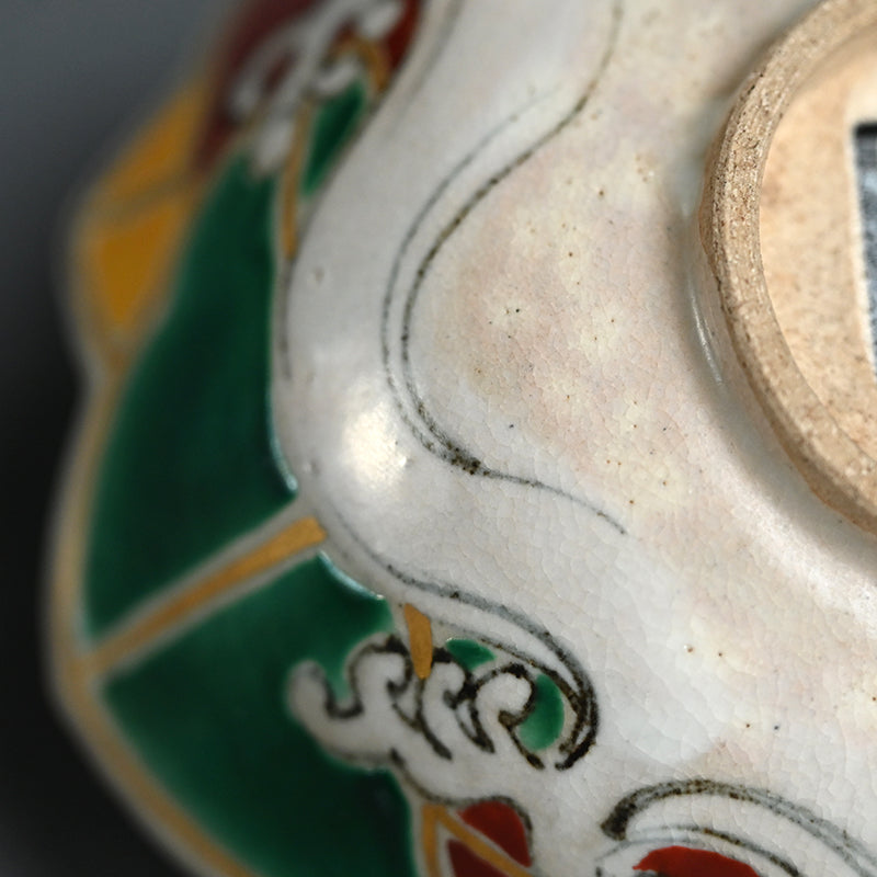 Set 5 Maple Leaf Mukozuke Dishes ー宮川 香山 "色絵竜田絵向付"