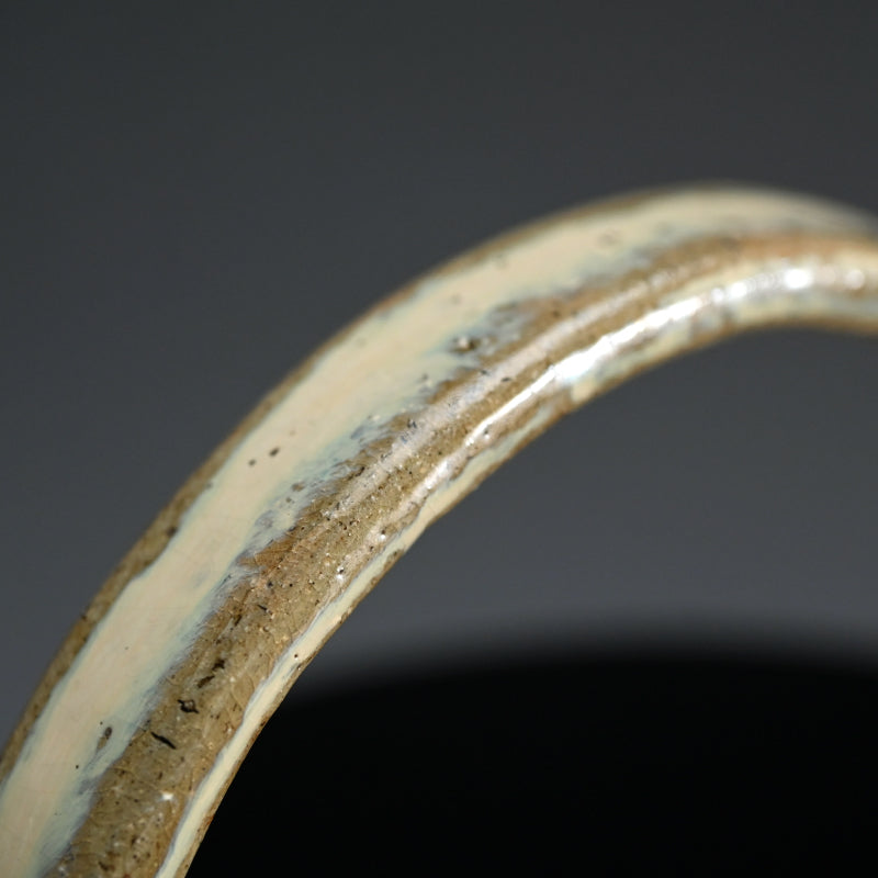 Fabulous Edo period Hagi yaki Te-guchi Mizusashi