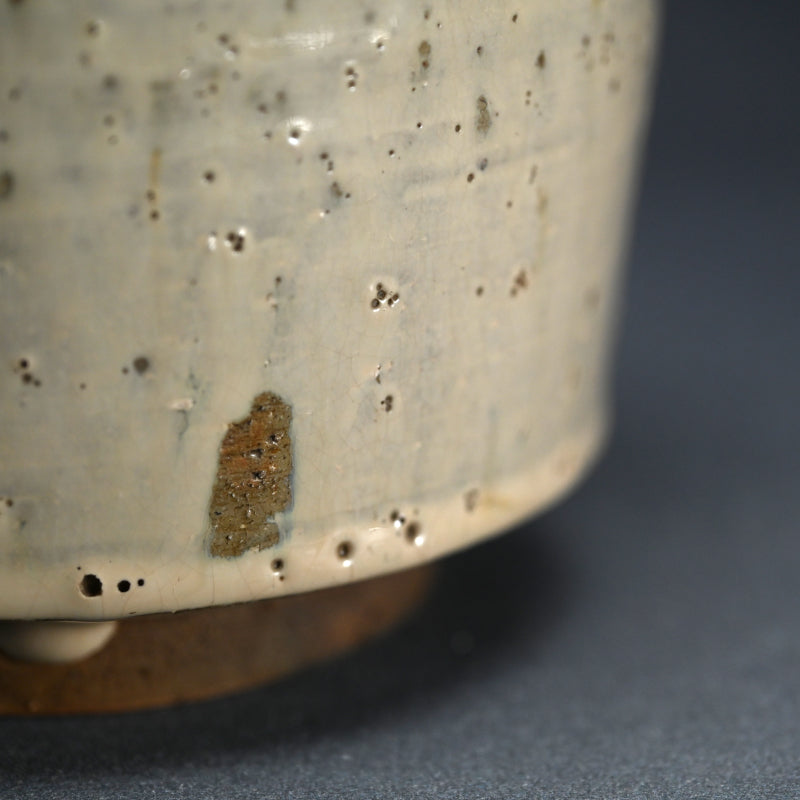 Fabulous Edo period Hagi yaki Te-guchi Mizusashi