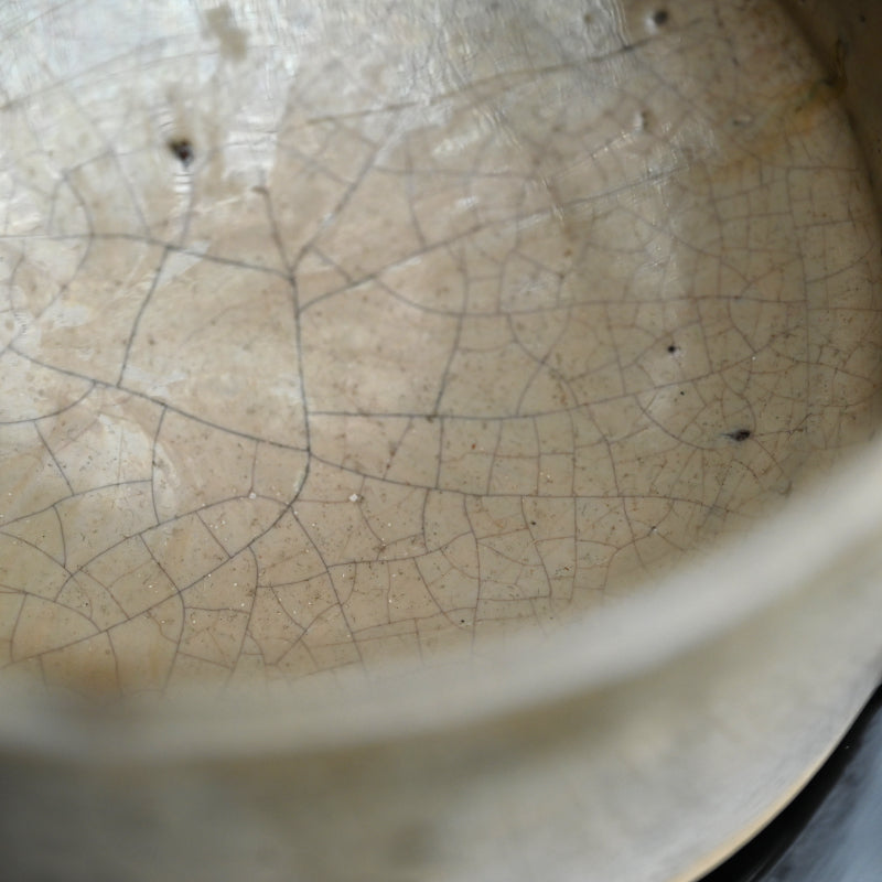 Fabulous Edo period Hagi yaki Te-guchi Mizusashi