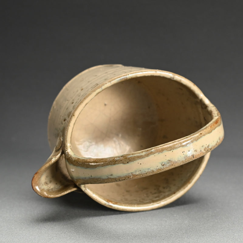 Fabulous Edo period Hagi yaki Te-guchi Mizusashi