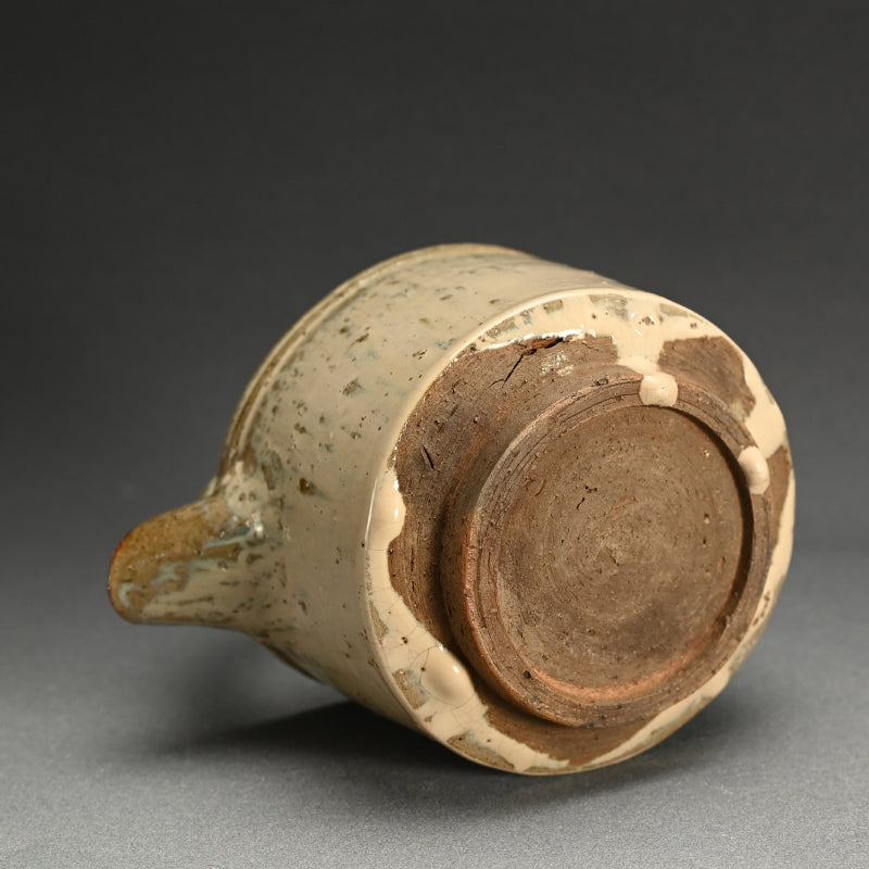 Fabulous Edo period Hagi yaki Te-guchi Mizusashi