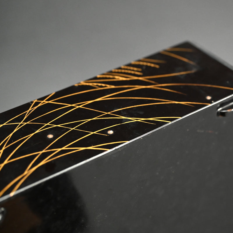 Momoyama to Early Edo Stacking Lacquer Box, Maki-e