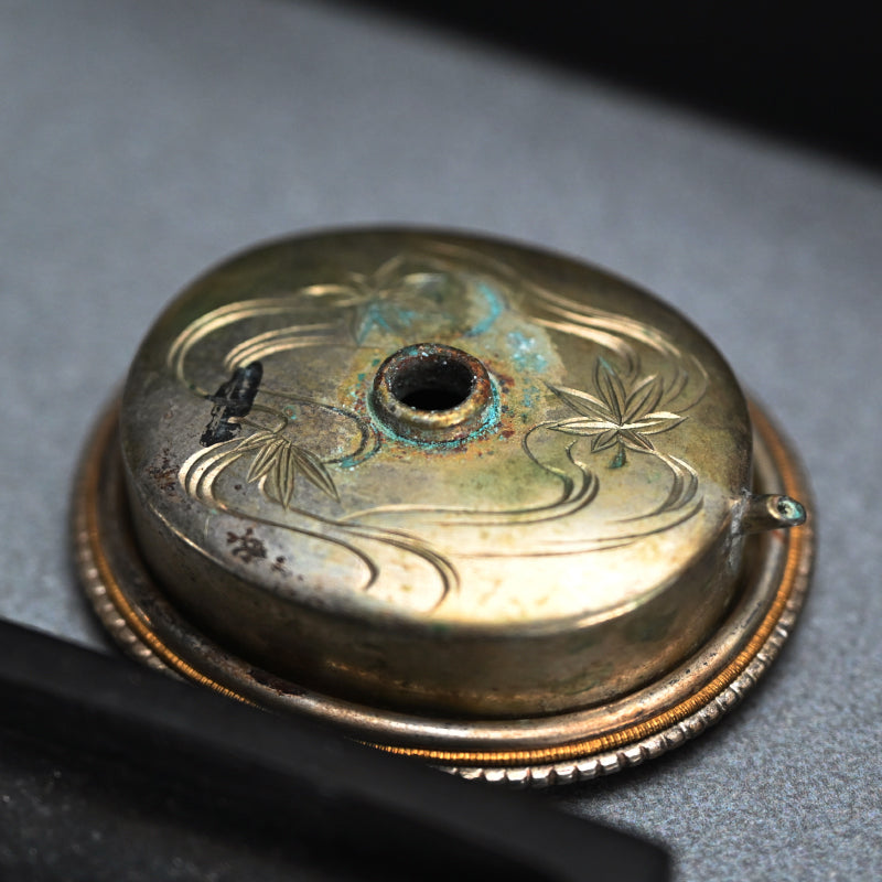 19th c. Korin Maki-e Rimpa Style Suzuribako Lacquer Box