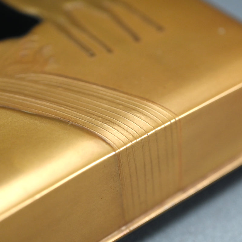 19th c. Korin Maki-e Rimpa Style Suzuribako Lacquer Box