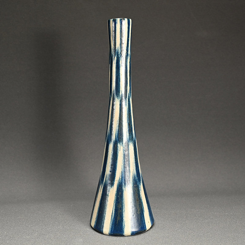 Contemporary Blue & White Vase ー福島 寛子 “呉須絵花器”