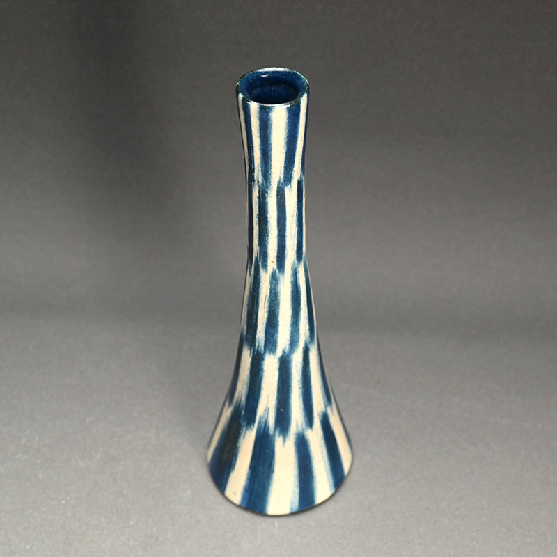 Contemporary Blue & White Vase ー福島 寛子 “呉須絵花器”