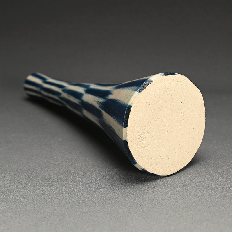 Contemporary Blue & White Vase ー福島 寛子 “呉須絵花器”