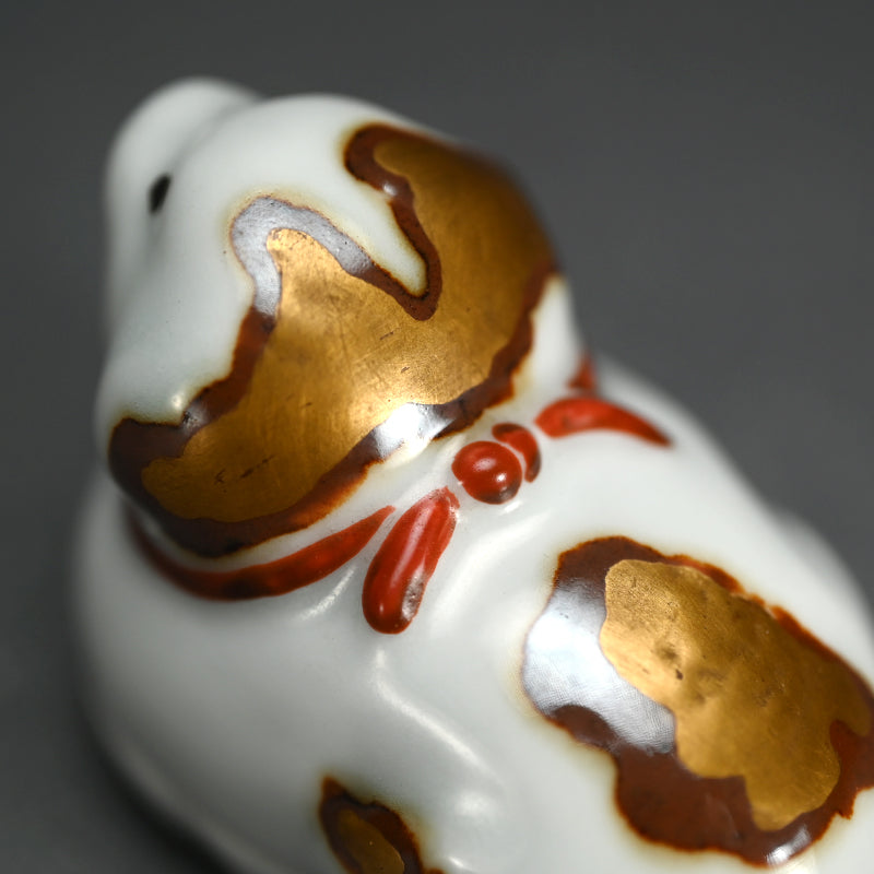 Kogo Incense Case by Imperial Artist Suwa Sozan I ー初代 諏訪蘇山 "犬 香合"