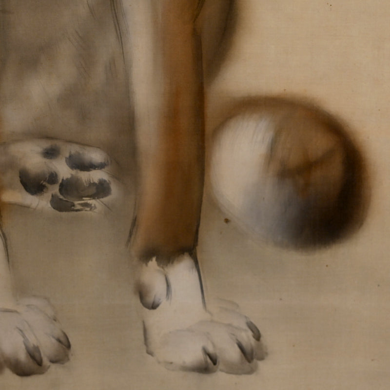 Western Dog Hanging Scroll ー岡田 華鄕