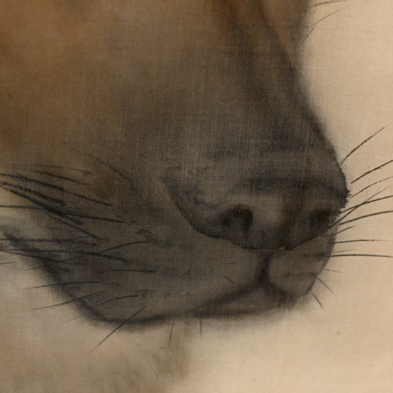 Western Dog Hanging Scroll ー岡田 華鄕